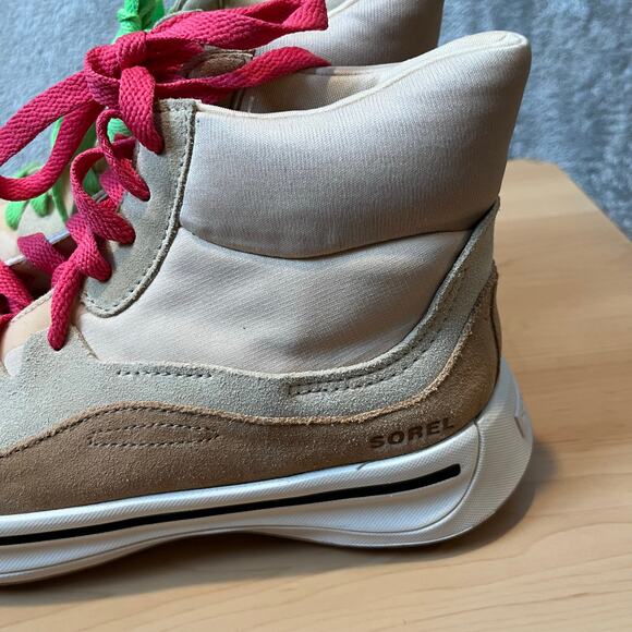 Sorel Women's ONA 503 Mid‎ Shoe Beige Size 9 - Picture 7 of 9
